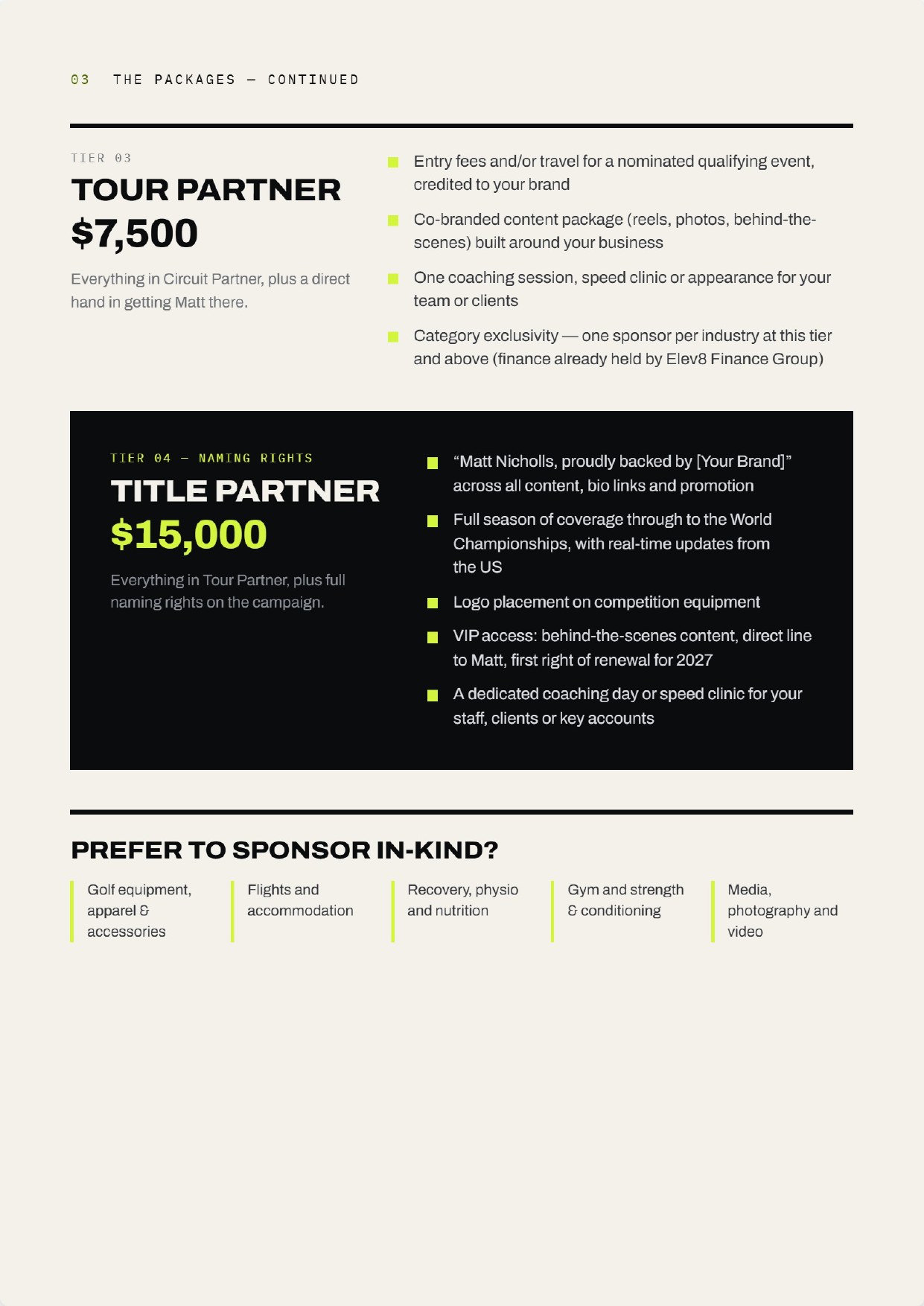 MattyBombs Sponsorship Proposal - Page 5